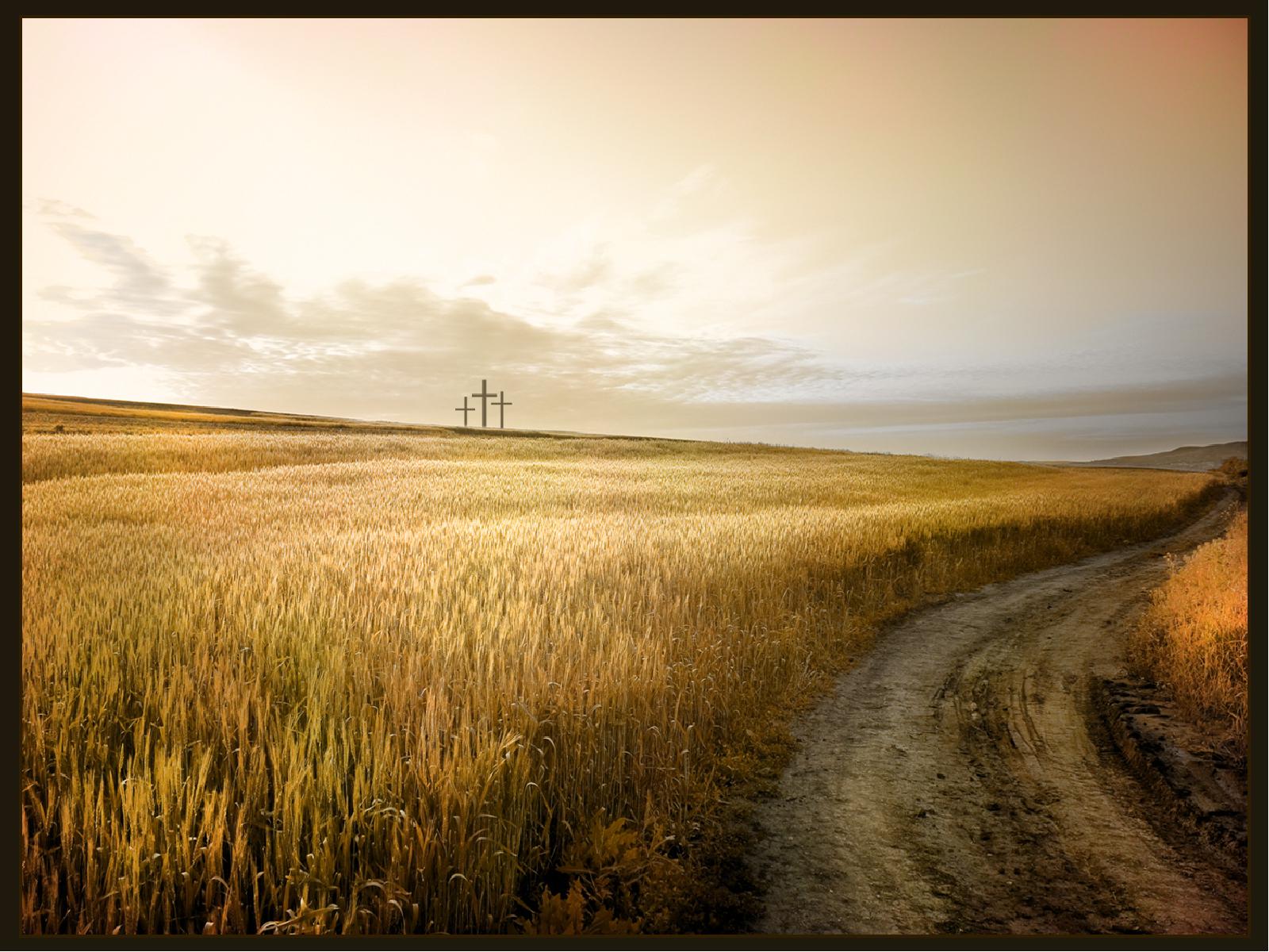 Praire Path with Crosses