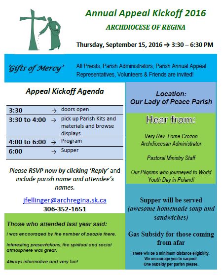 Annual Appeal Kickoff 2016