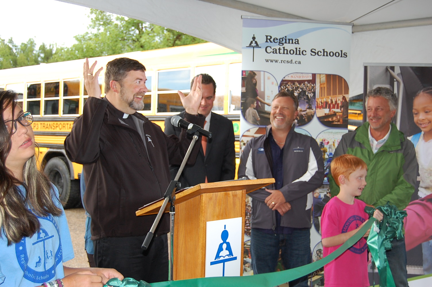 RCSD Deacon Joe blesses new buses