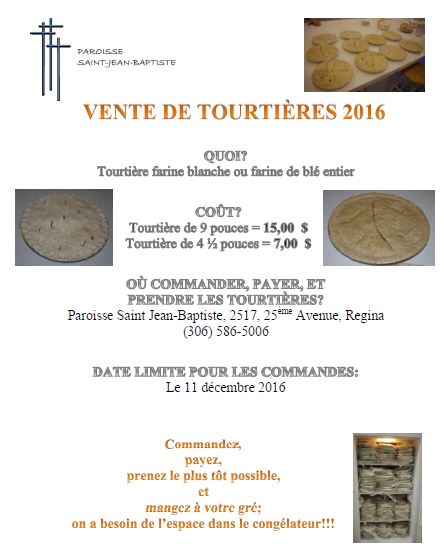 Tourtieres 2016