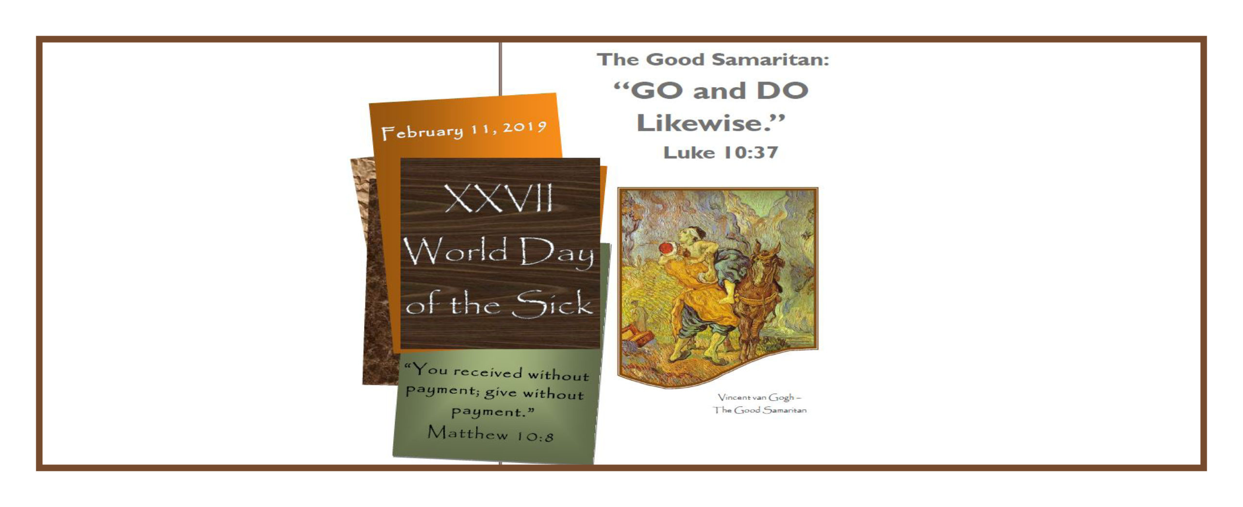 World Day of the Sick 2019