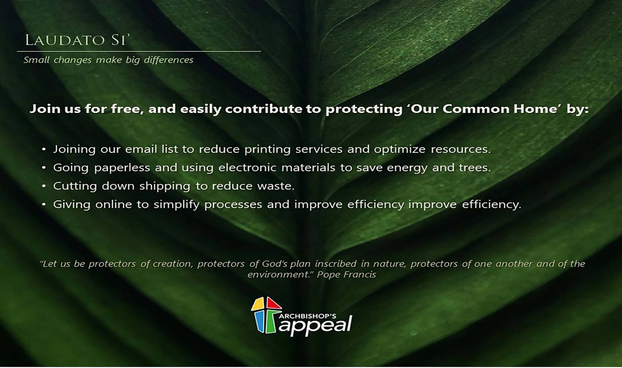 Archbishop's Appeal Subscription Archbishop's Appeal Subscription