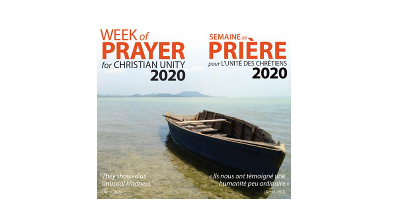 week of prayer for christian Unity Jan 2020