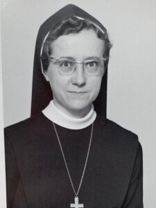 Sr. Maria Adolorata (aka Sr. Mel) at Holy Rosary School, Regina