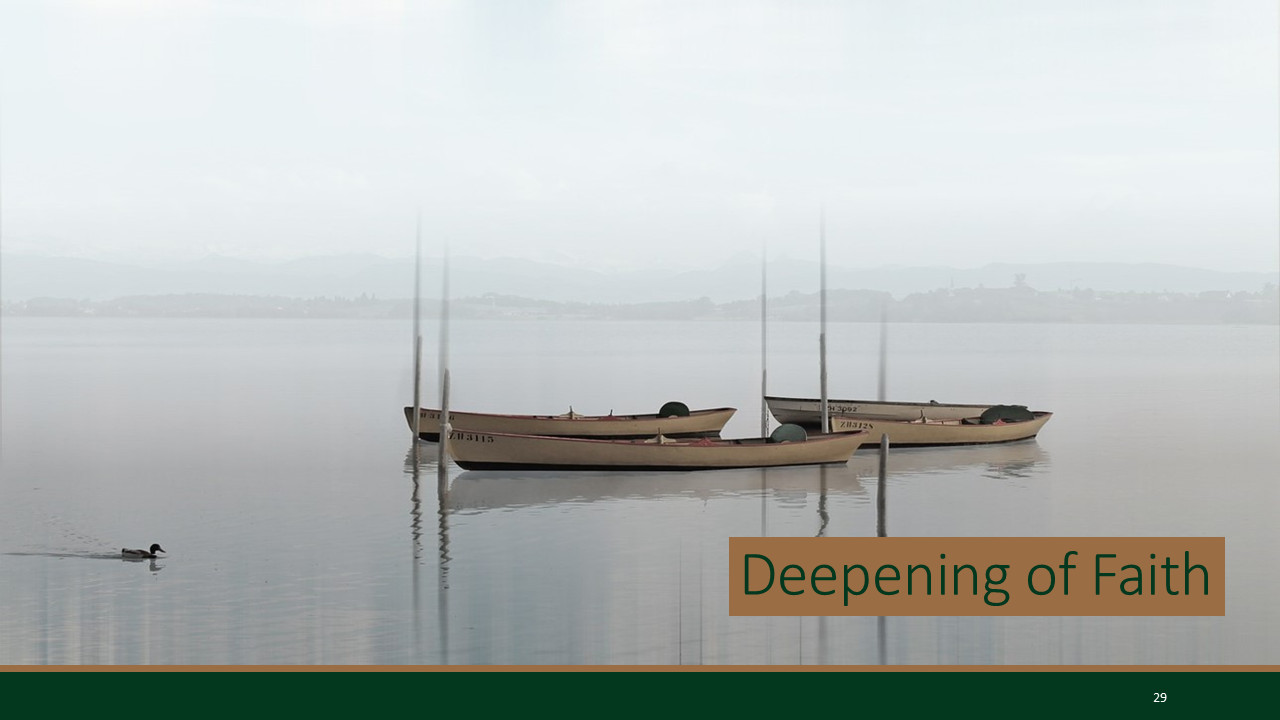 Deepening Faith – Boats